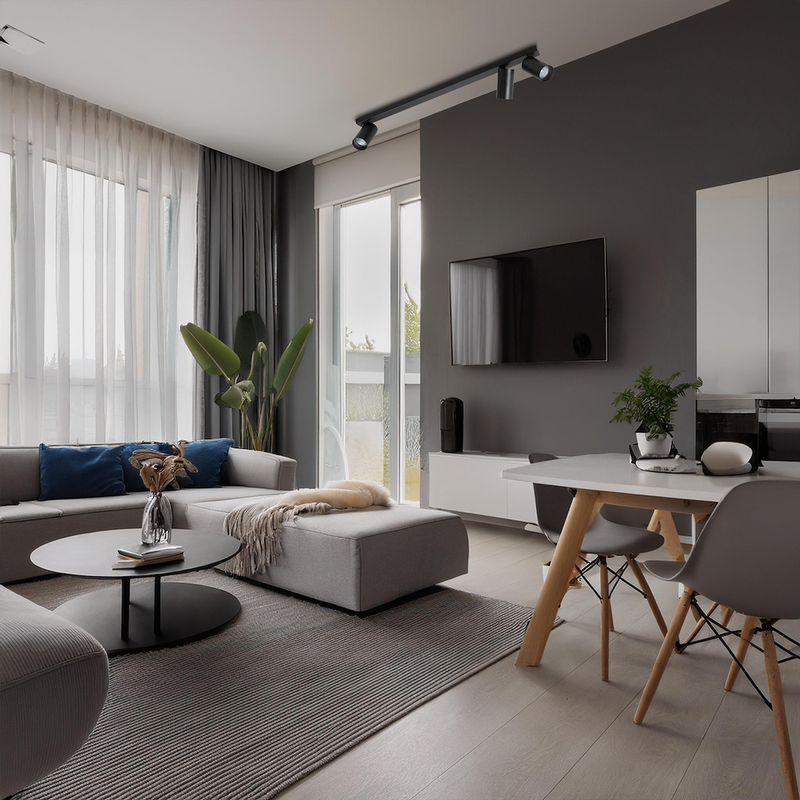 Milagro Hero 3L monorail lamp GU10 H 12.5cm