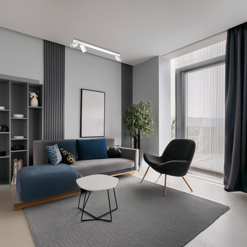 Milagro Hero 3L monorail lamp GU10 H 12.5cm