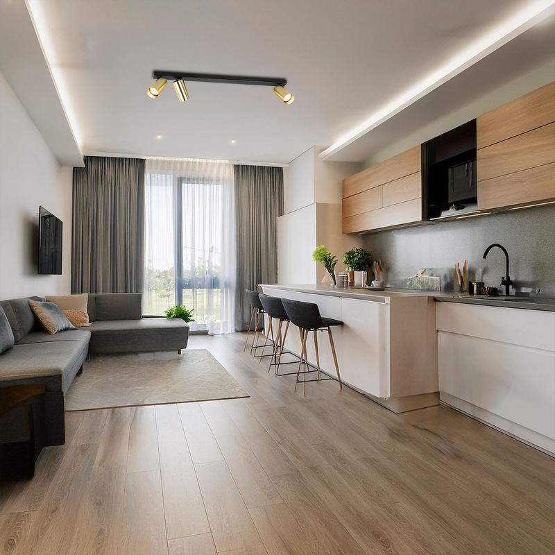 Milagro Hero 3L monorail lamp GU10 H 12.5cm