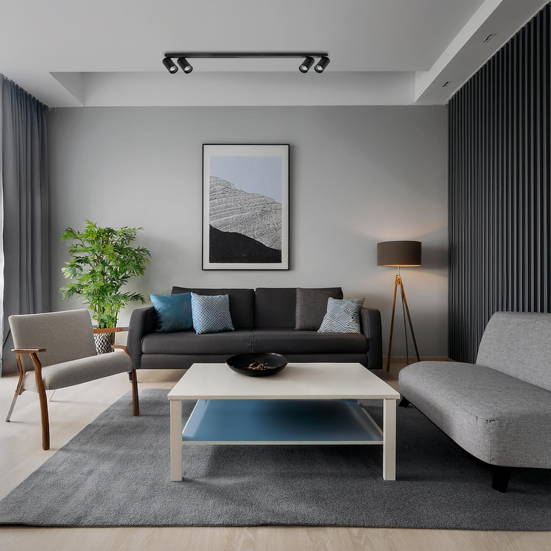 Milagro Hero 4L monorail lamp GU10 H 12.5cm