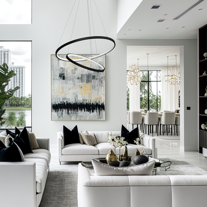 Milagro Hoop pendant lamp LED