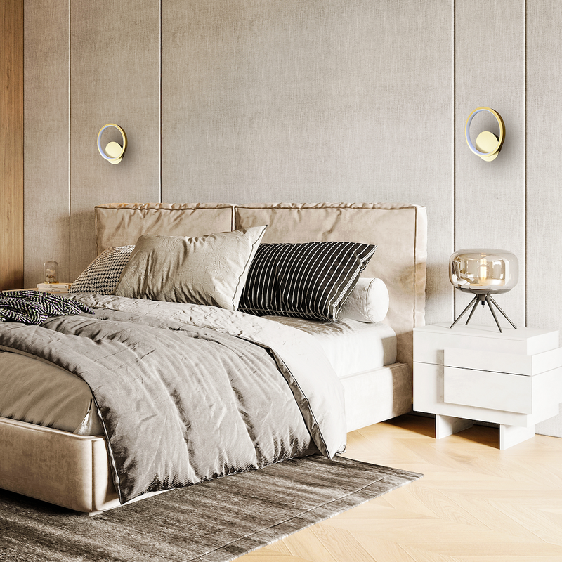 Milagro Hoop wall sconce lamp LED H 20cm