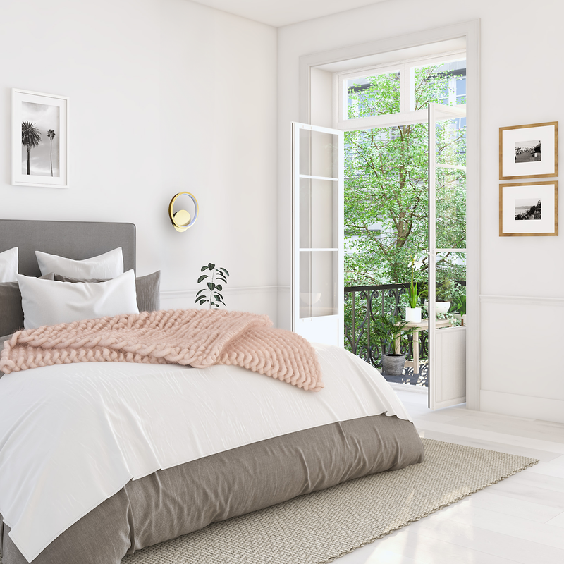 Milagro Hoop wall sconce lamp LED H 20cm