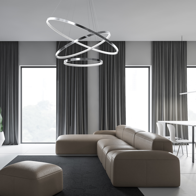 Milagro Hoop pendant lamp LED