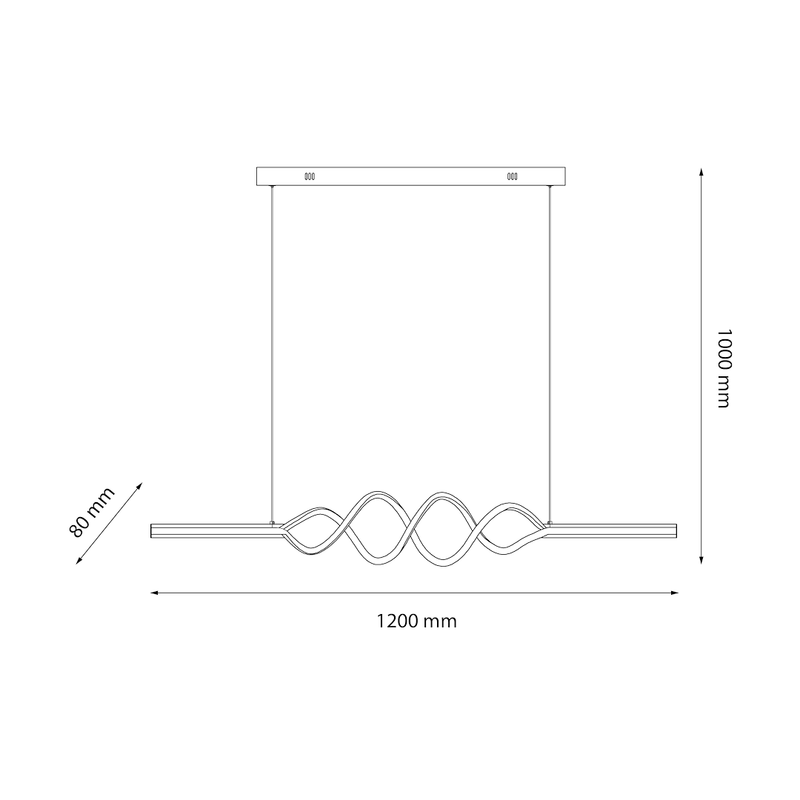 Milagro Led Lm 1L pendant lamp LED
