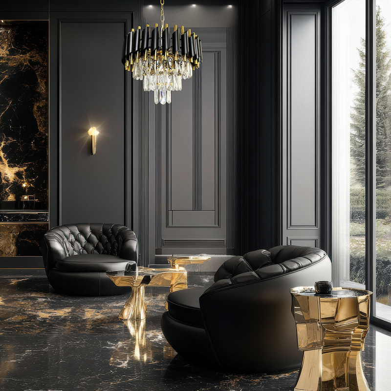 Milagro Cristal 5L chandelier E14