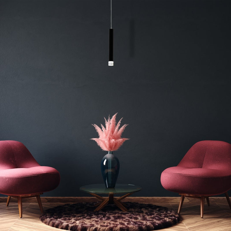 Milagro Carbon pendant lamp LED