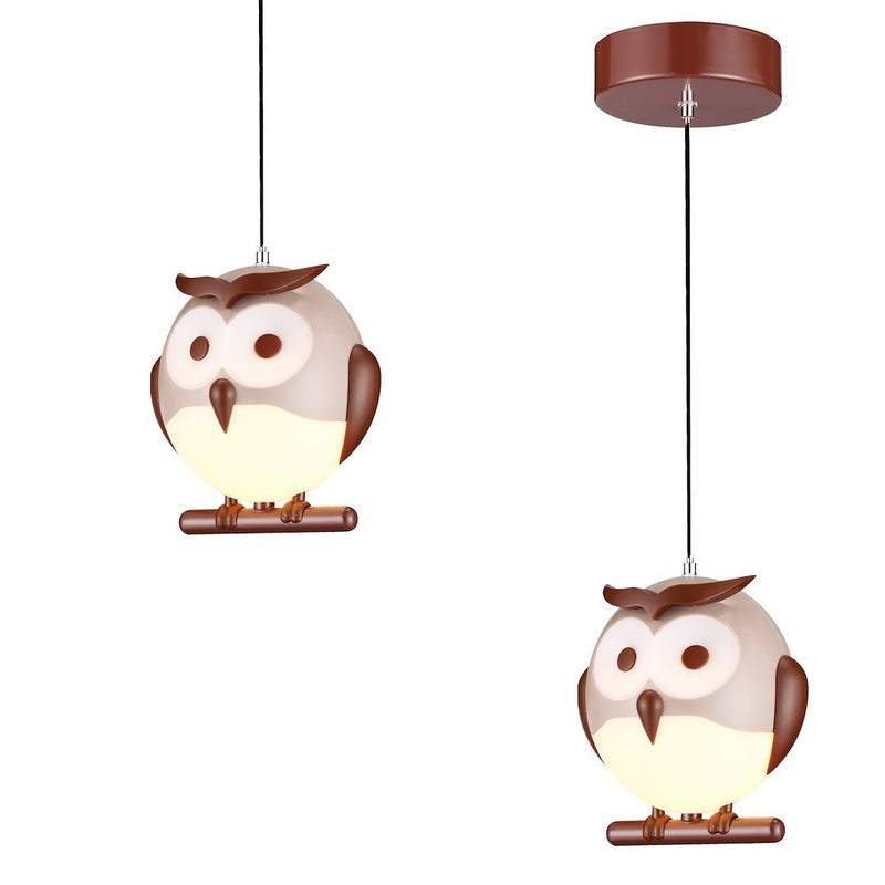 Milagro Owl pendant lamp E14
