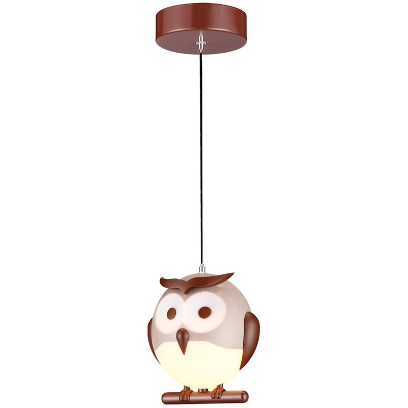 Milagro Owl pendant lamp E14