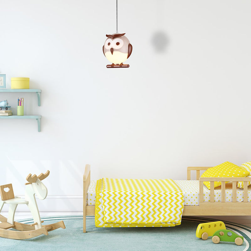 Milagro Owl pendant lamp E14