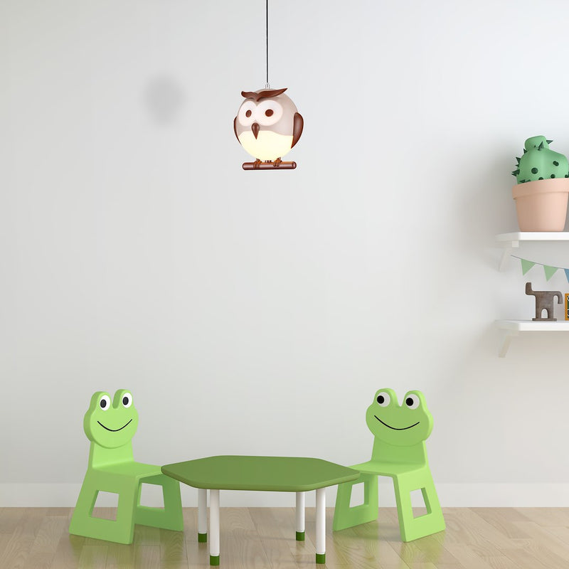 Milagro Owl pendant lamp E14