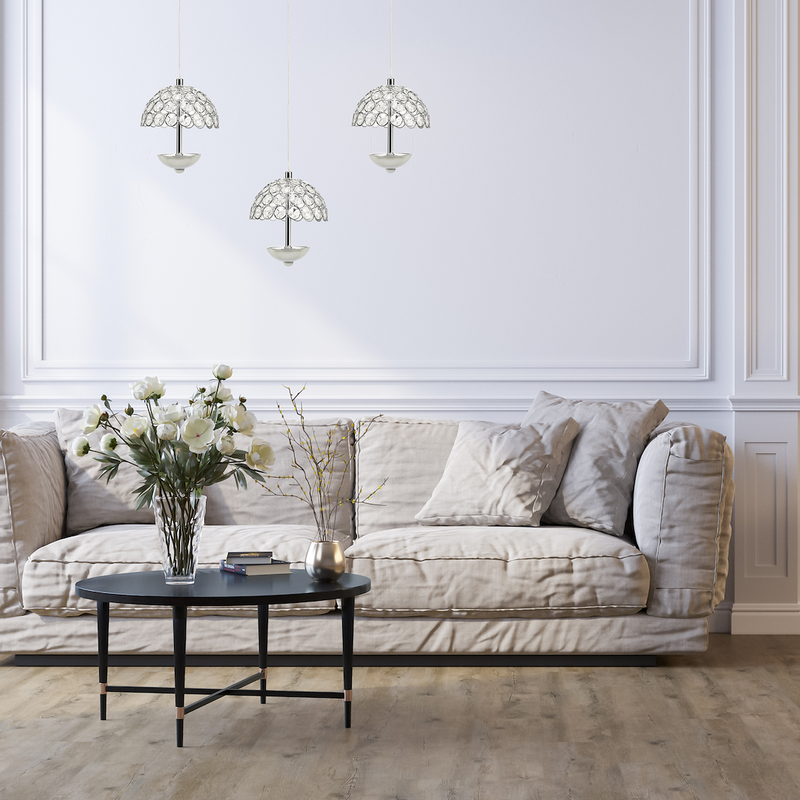 Milagro Venus linear suspension pendant lamp LED