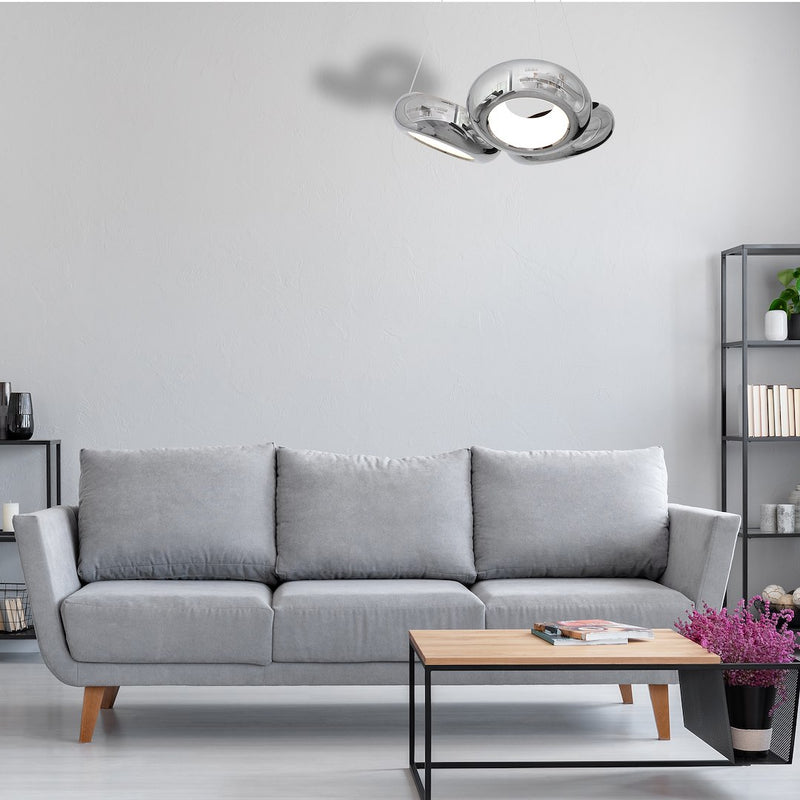 Milagro Mercurio pendant lamp LED