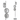 Milagro Mercurio floor lamp LED H 157.5cm