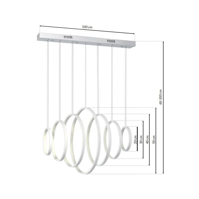 Milagro Vertigo pendant lamp LED