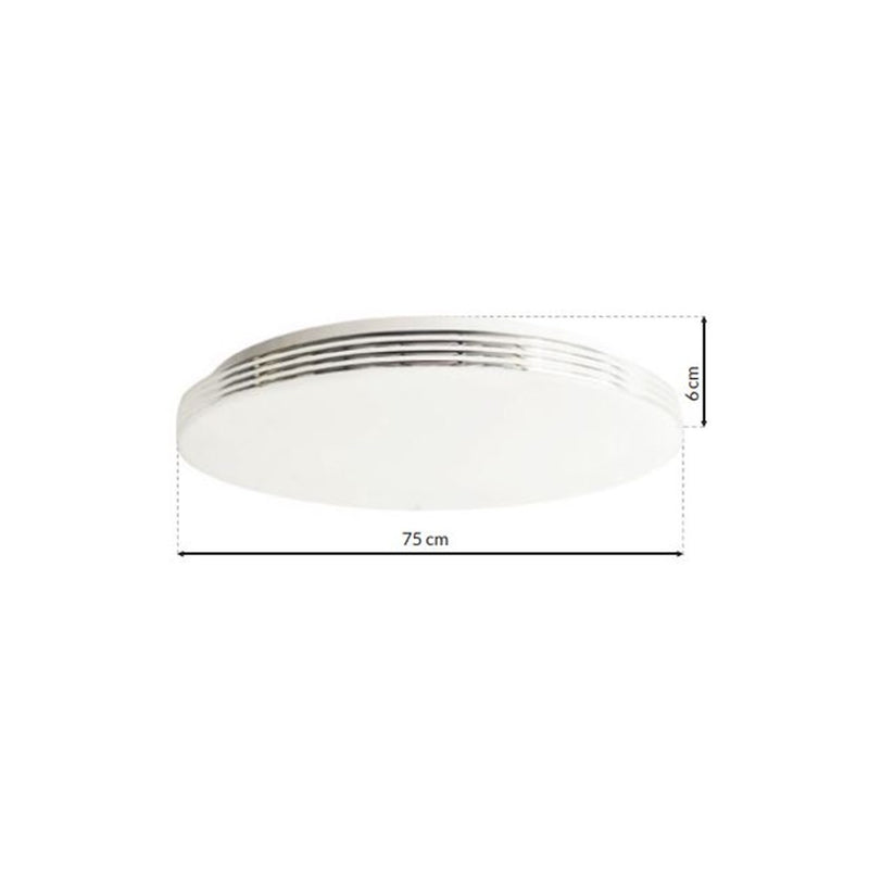 Milagro Plates flush mount ceiling lamp LED D 75cm