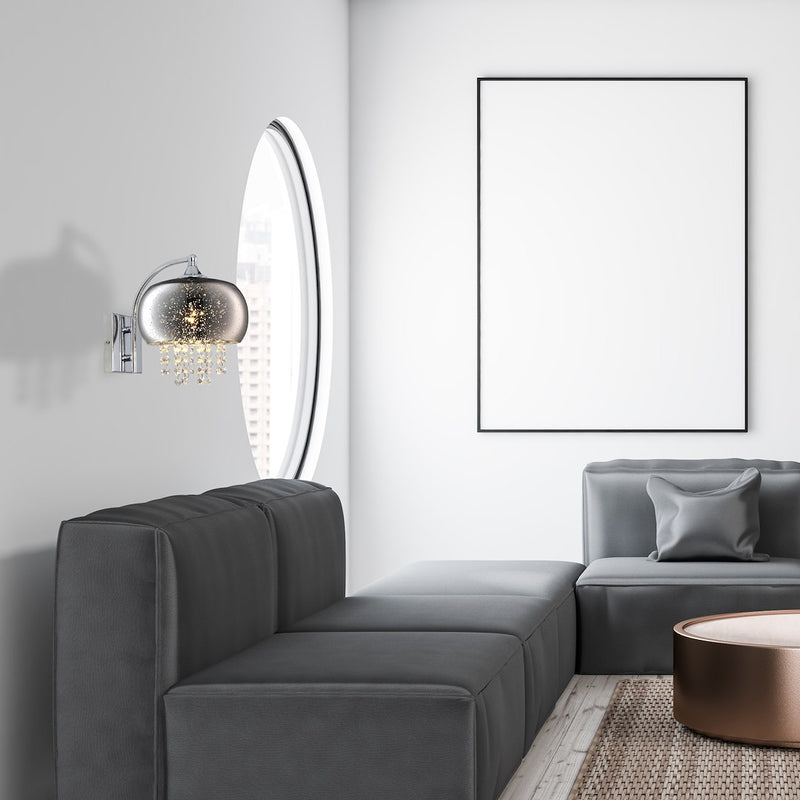 Milagro Starlight wall sconce lamp E14 H 28cm