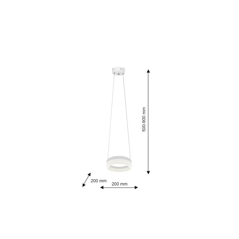Milagro Ring pendant lamp LED