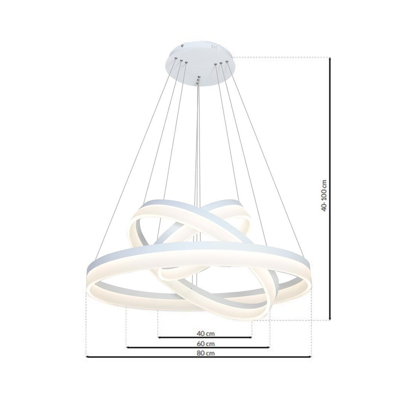 Milagro Ring pendant lamp LED