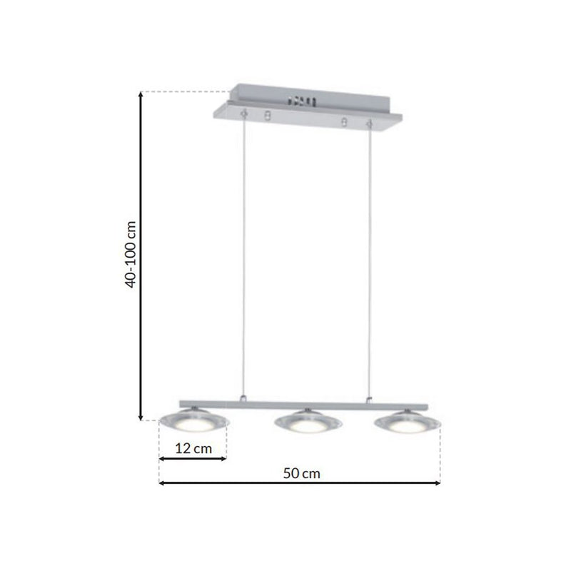 Milagro Ellipse pendant lamp