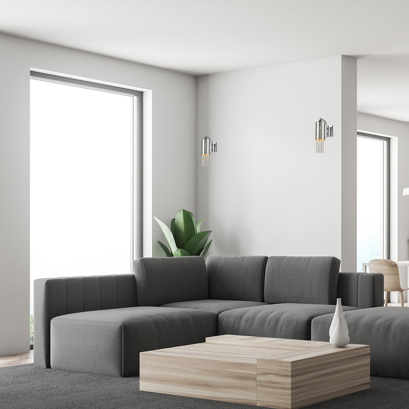 Milagro Moonlight wall sconce lamp E14 H 25cm