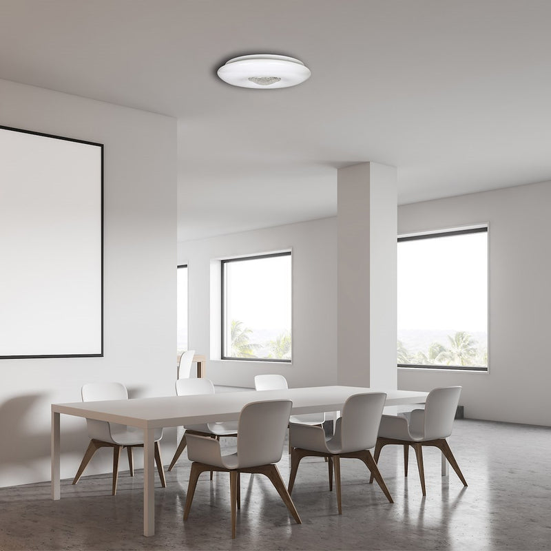 Milagro Plates flush mount ceiling lamp LED H 6cm