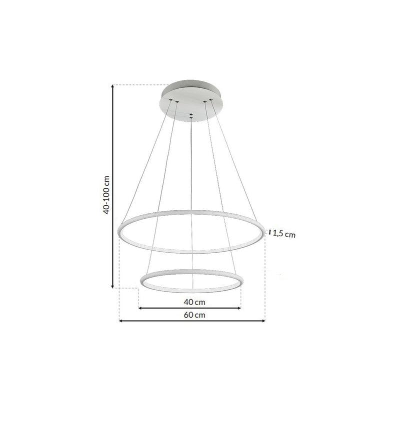 Milagro Orion pendant lamp LED
