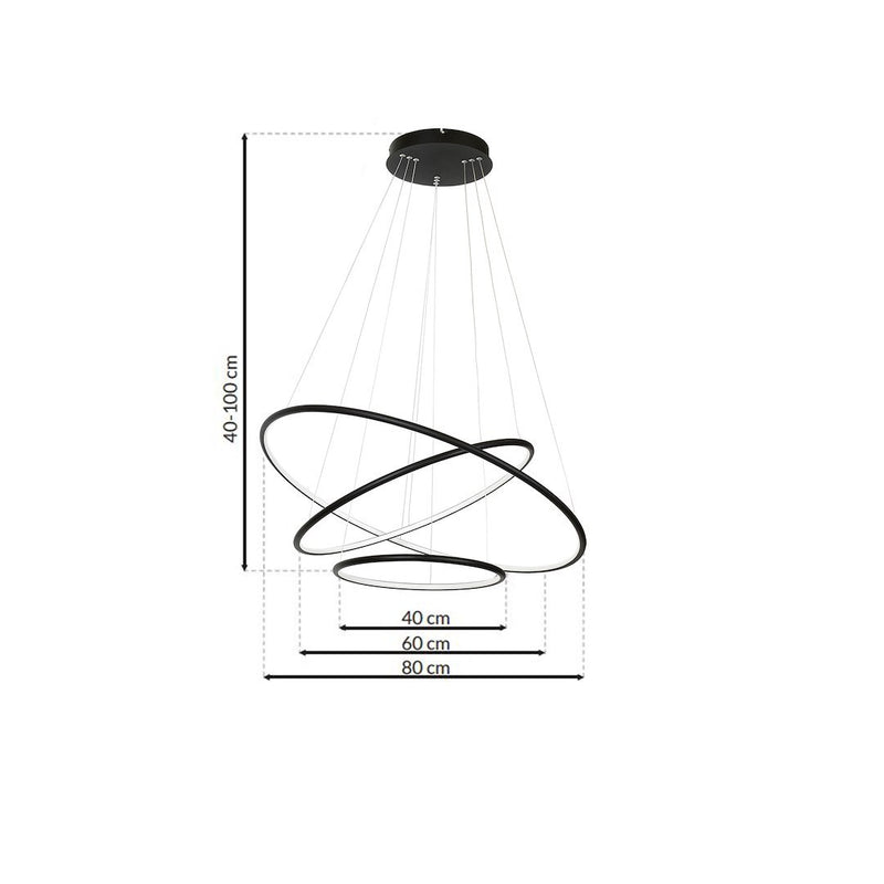 Milagro Orion pendant lamp LED