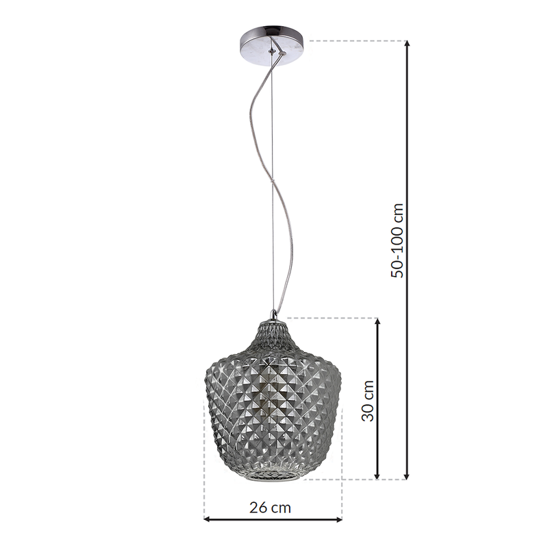 Milagro pendant lamp E27