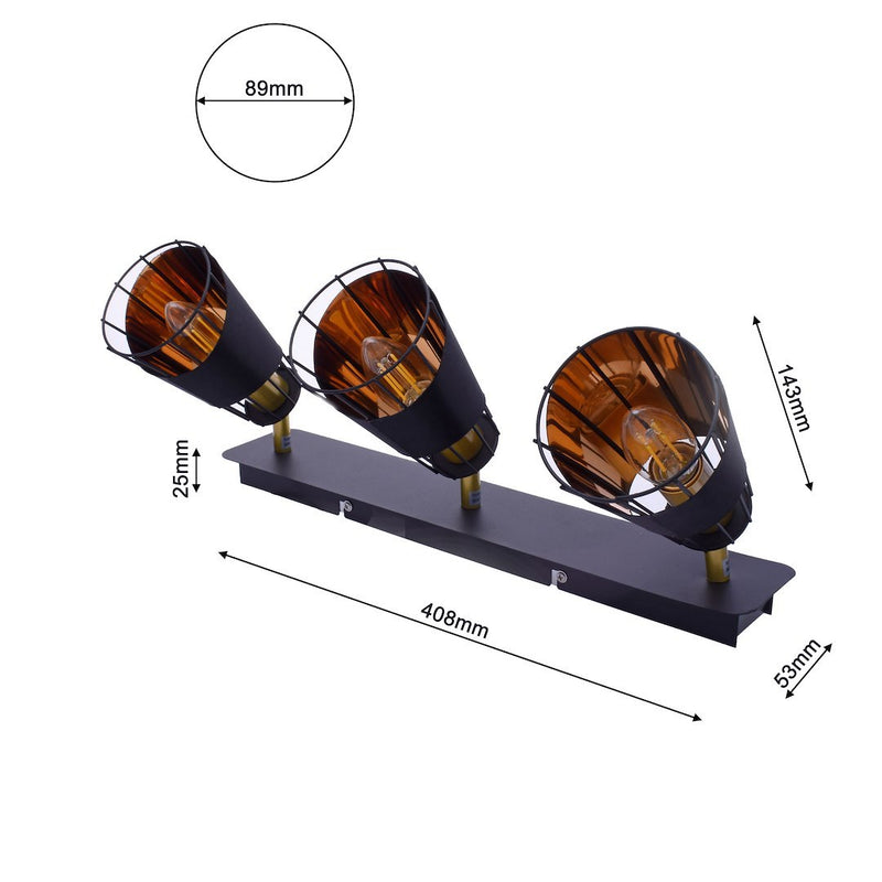 Milagro Rick ceiling lamp E14 H 18cm