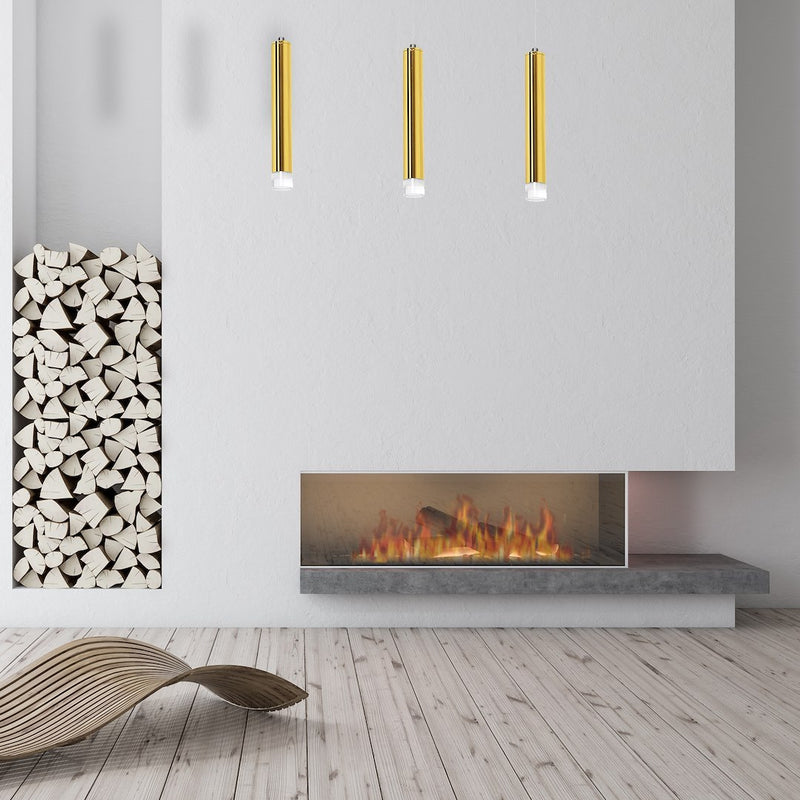 Milagro Goldie pendant lamp LED