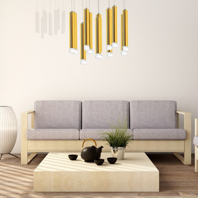 Milagro Goldie pendant lamp LED