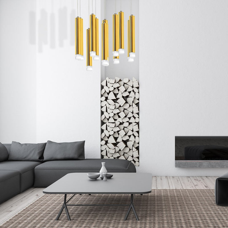 Milagro Goldie pendant lamp LED