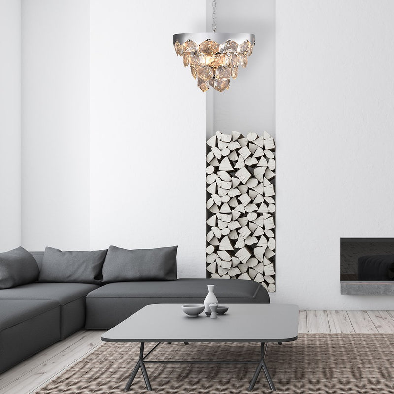 Milagro Crystal pendant lamp E14