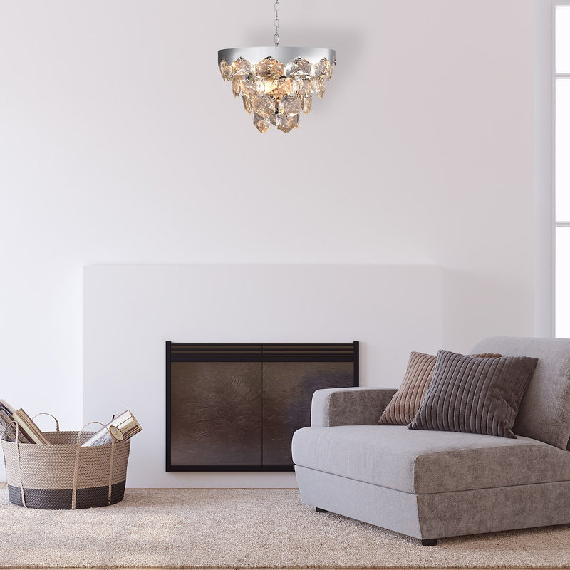 Milagro Crystal pendant lamp E14