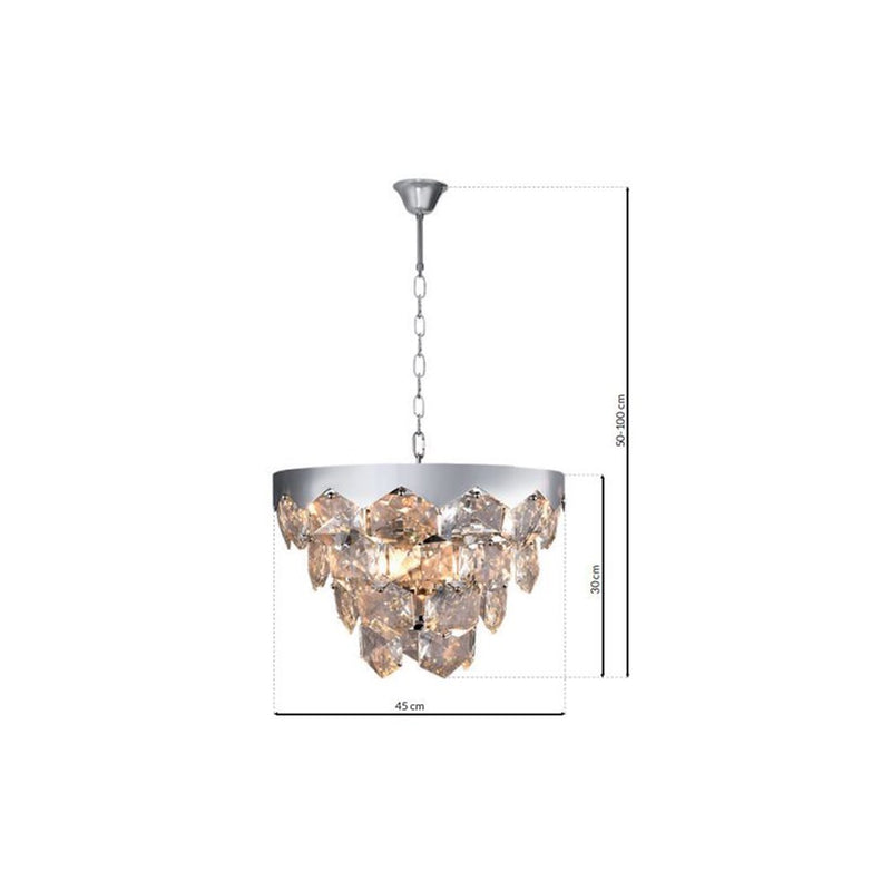Milagro Crystal pendant lamp E14