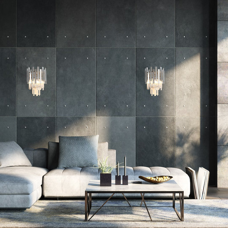 Milagro Aspen wall sconce lamp E14 H 35cm