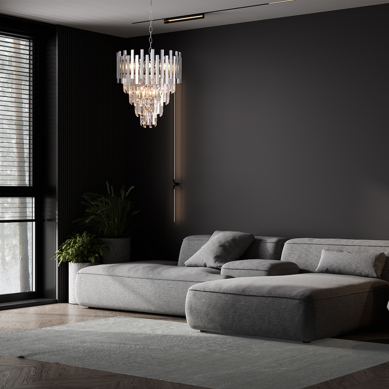 Milagro Aspen chandelier E14 H 50cm