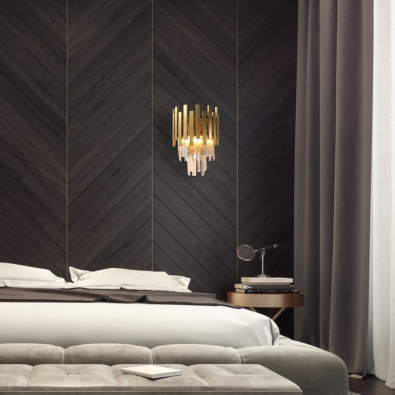 Milagro Aspen wall sconce lamp E14 H 35cm