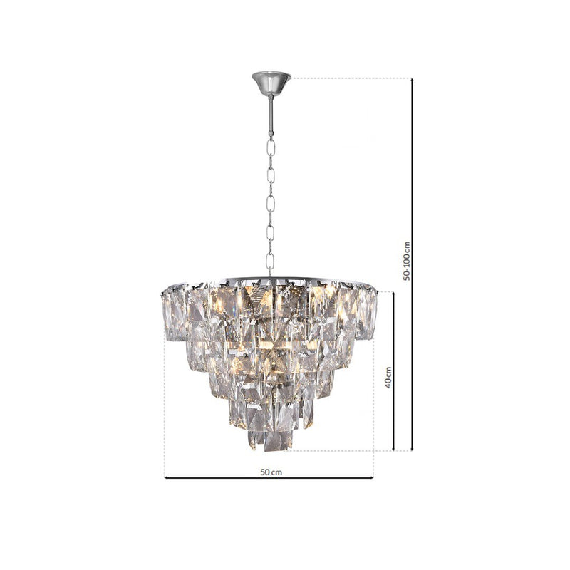 Milagro Chelsea chandelier E14