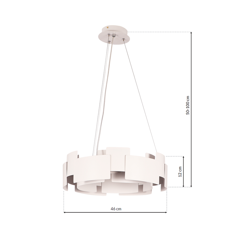 Milagro Soho / Torino pendant lamp LED D 46cm