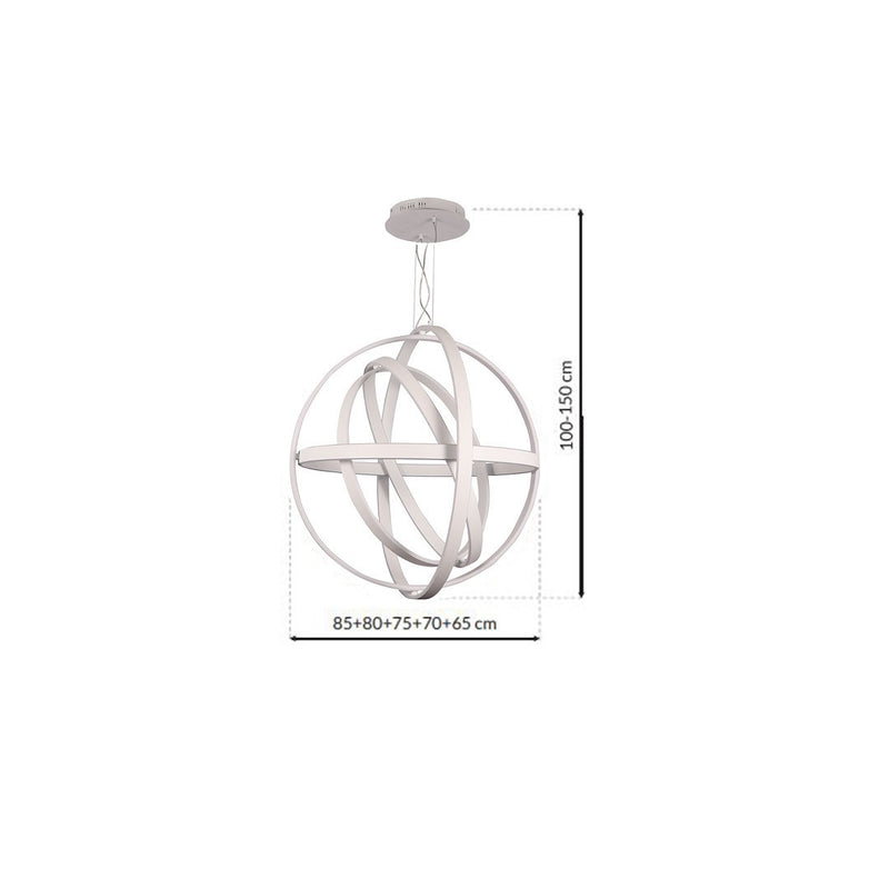 Milagro Copernicus pendant lamp LED D 85cm
