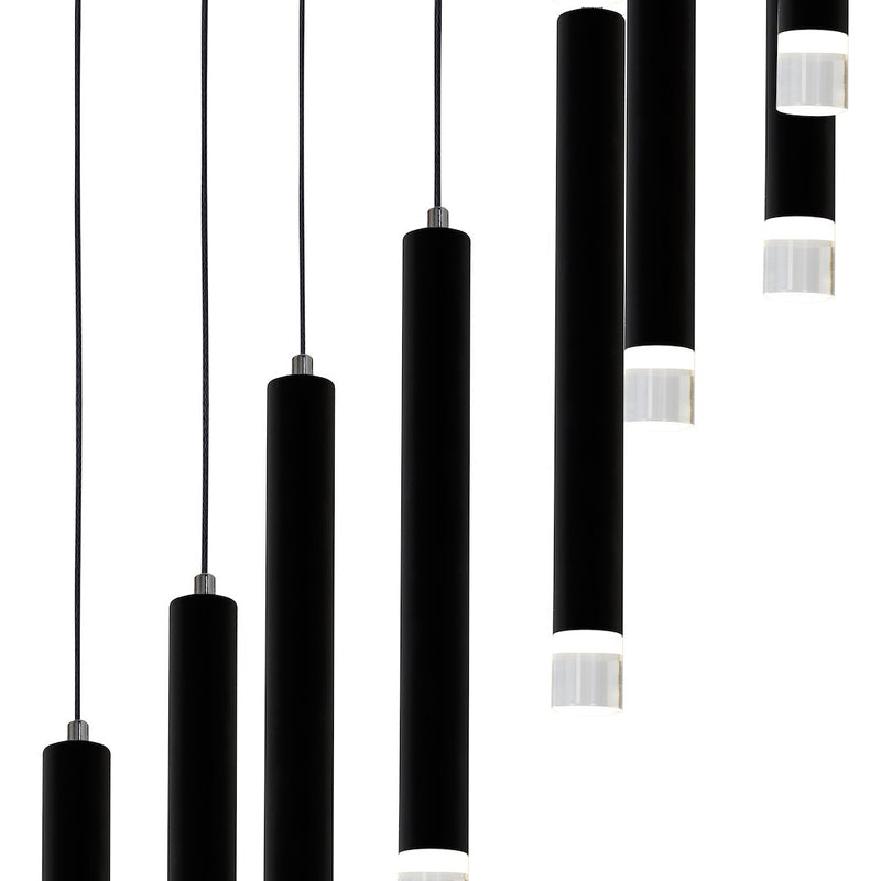 Milagro Carbon pendant lamp LED
