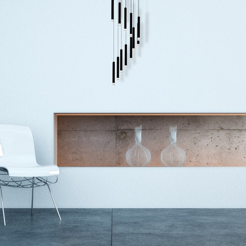 Milagro Carbon pendant lamp LED