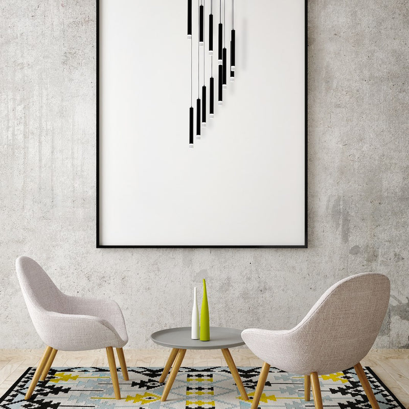 Milagro Carbon pendant lamp LED