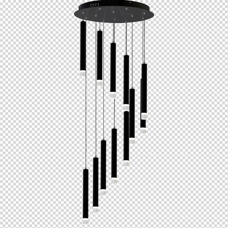 Milagro Carbon pendant lamp LED