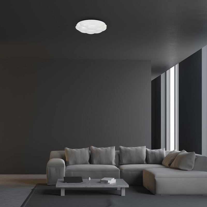 Milagro Plates flush mount ceiling lamp LED D 48cm