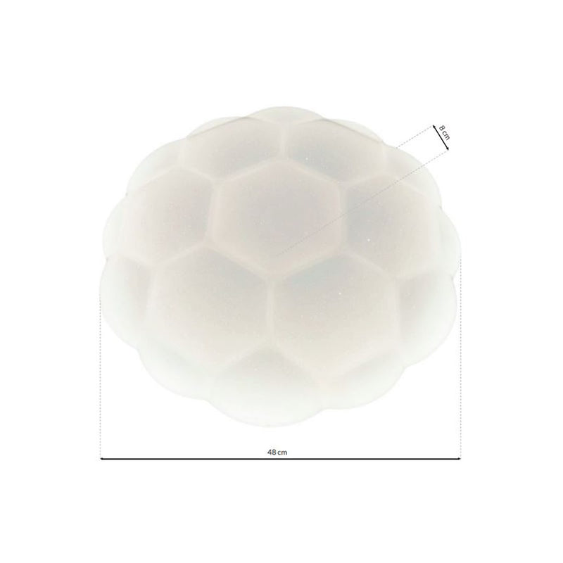 Milagro Plates flush mount ceiling lamp LED D 48cm