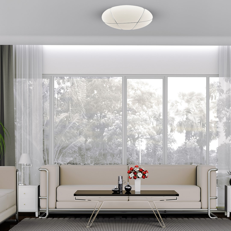 Milagro Plates flush mount ceiling lamp LED D 49cm