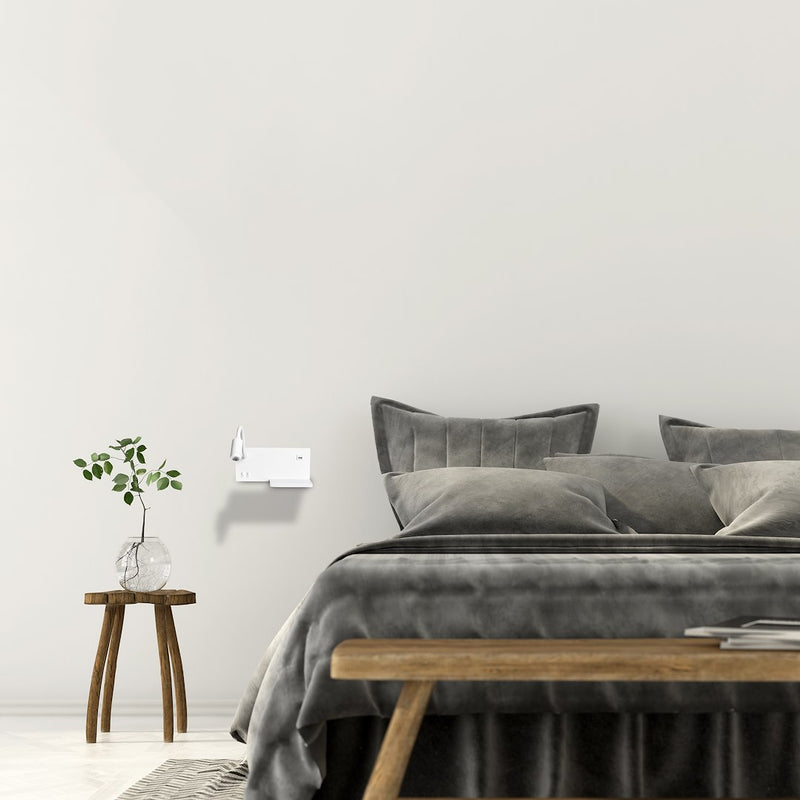 Milagro Shelf wall sconce lamp LED H 11cm